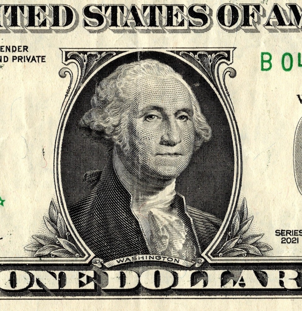 2021 B Star Note One Dollar Bill Regular Run Pack Note