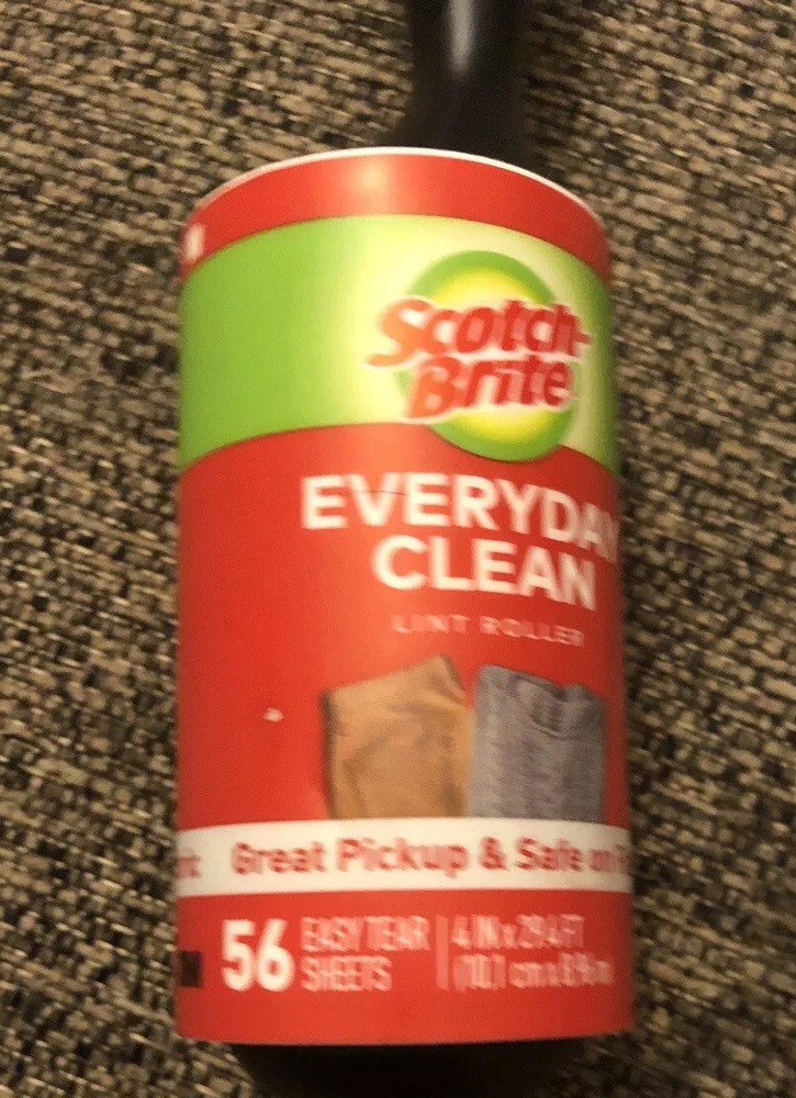 Scotch Brite Lint Brush Roller 56 Sheets In New Packaging.