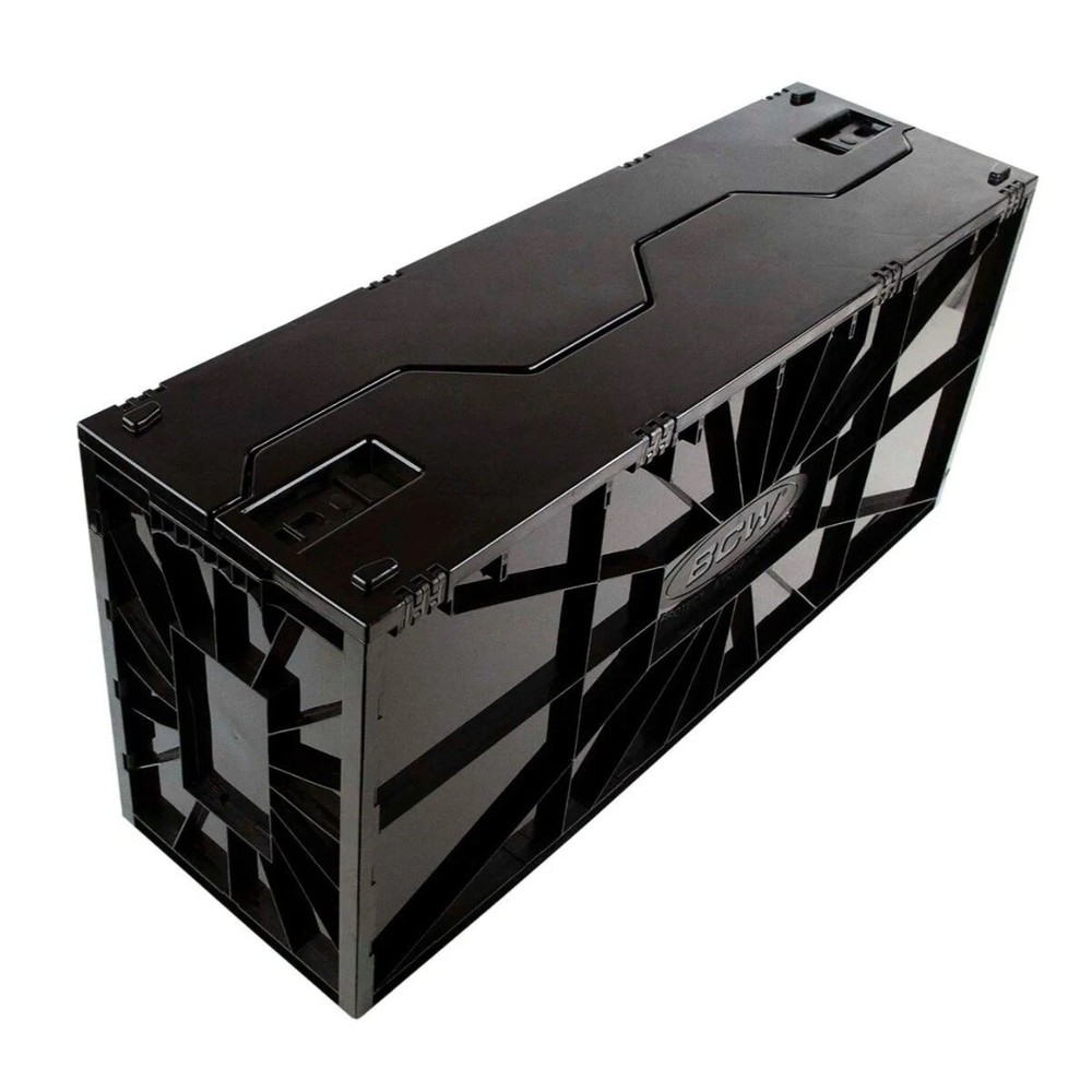 5 BCW LONG Comic Book Storage Bin Heavy Duty Plastic Box Hold 300 Bags Stackable