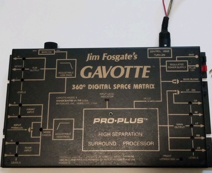 RARE Fosgate Gavotte 360  Crossover/Processor