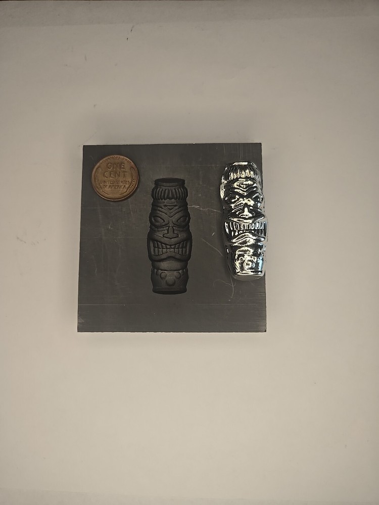 Tiki 3D Graphite Ingot Mold for Gold Silver Copper Melting Casting Refining