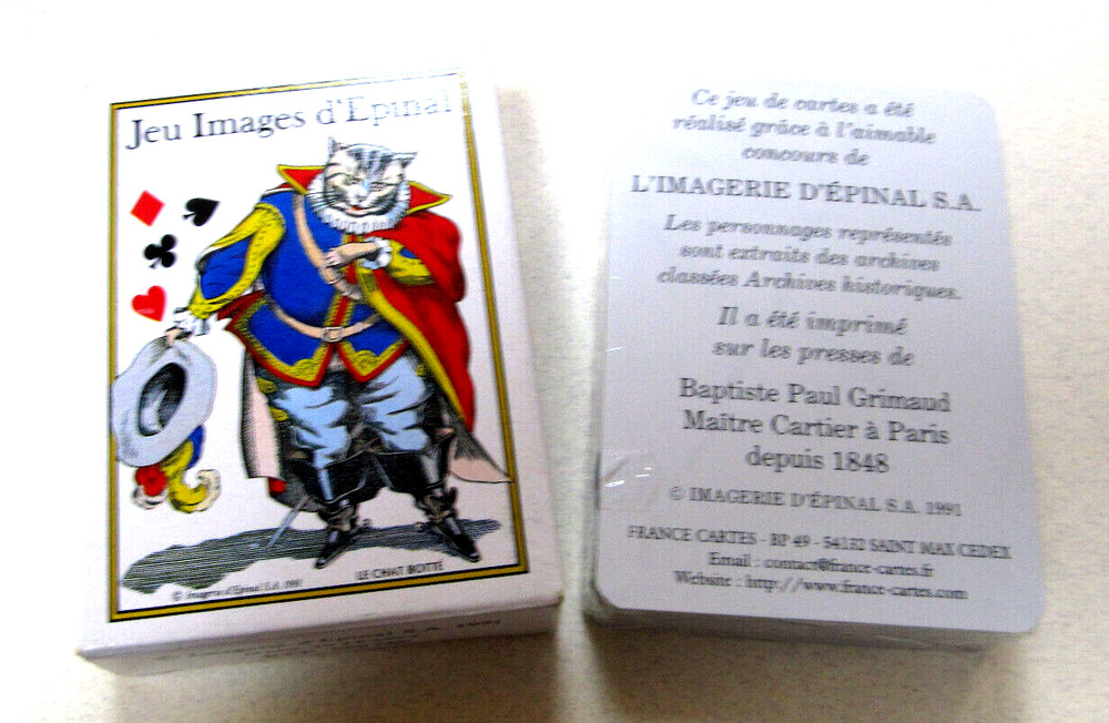 Epinal Game Cards 1991    STILL SEALED