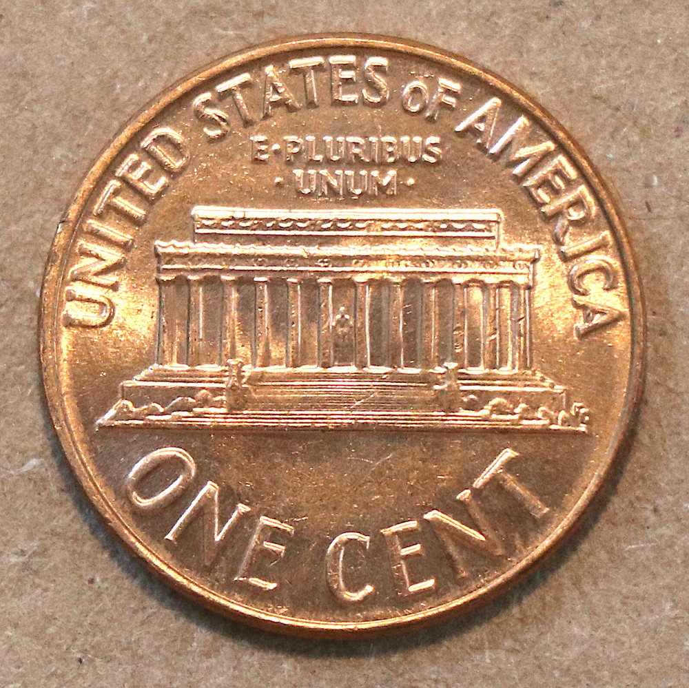 1962 Lincoln Memorial cent BU