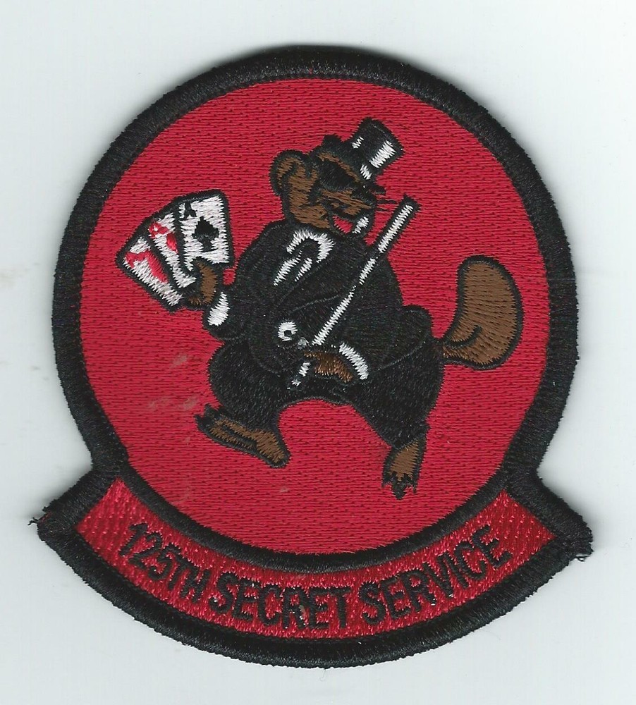 125th FIGHTER SQUADRON 'SECRET SERVICE'(THEIR LATEST, 2020) patch