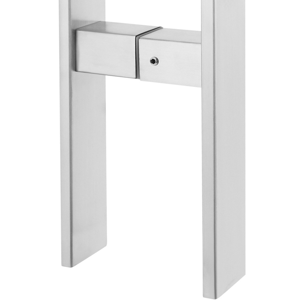 Stainless Steel Double Sided Push Pull Door Handle, H-shaped Door Pull Handle