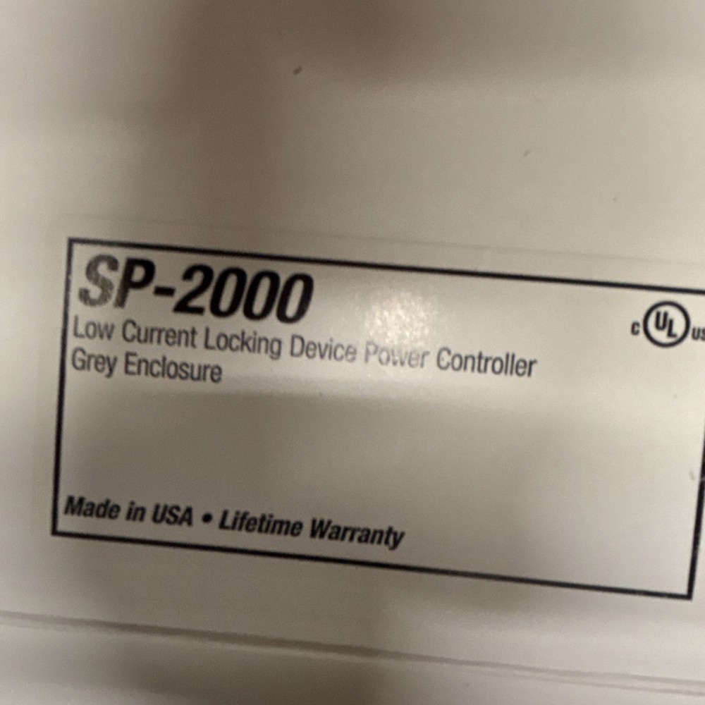 Special Projects Group SP-2000 Low Current Locking Device Power Controller Grey