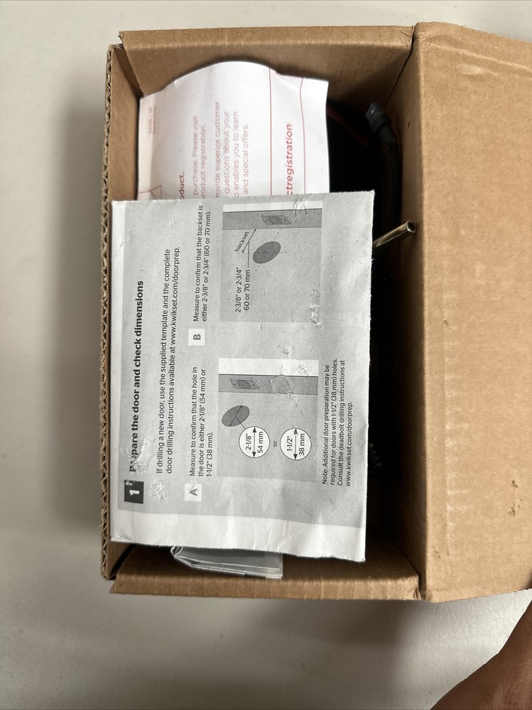 KWIKSET SMARTCODE 913 TOUCHPAD ELECTRONIC DEADBOLT / IRON BLACK FINISH / NOB