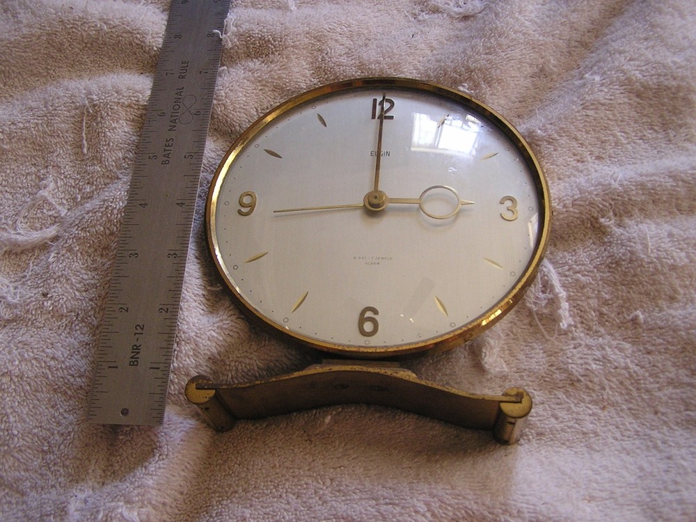 Vintage Elgin Alarm Clock Modern