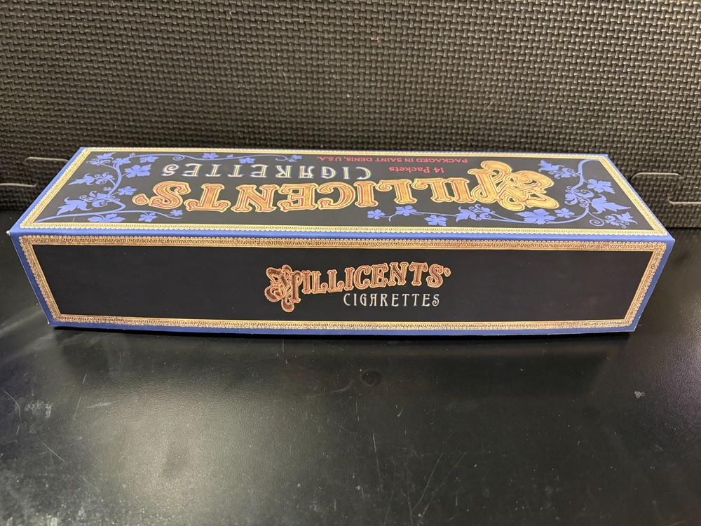 Millicent Cigarettes carton from Red Dead Redemption - Empty custom design box