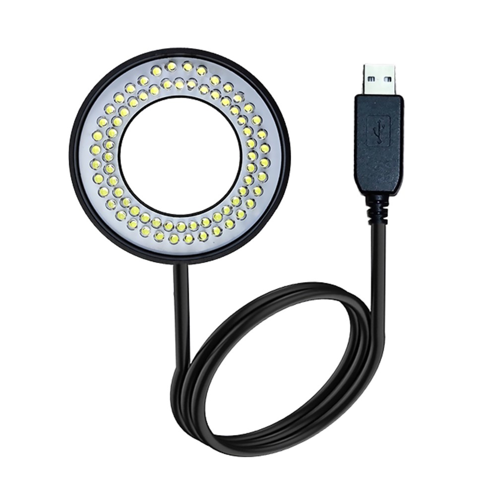 Microscope 72 LED Ring Light USB 5V Adjustable Focus Dimmer Illuminator Lamp m