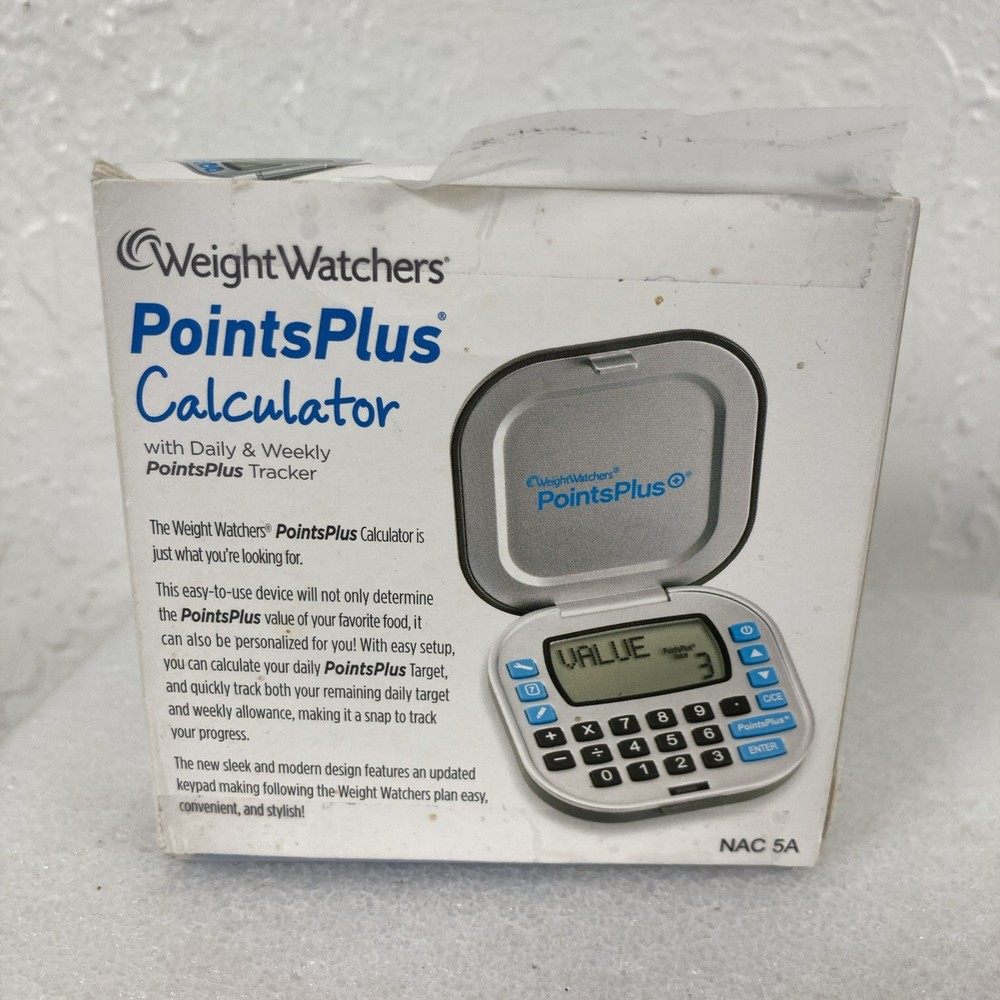 VTG Weight Watchers PointsPlus Calculator With User Guide Daily Weekly Tracker