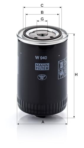 Mann-Filter W 940 Spin-on Oil Filter