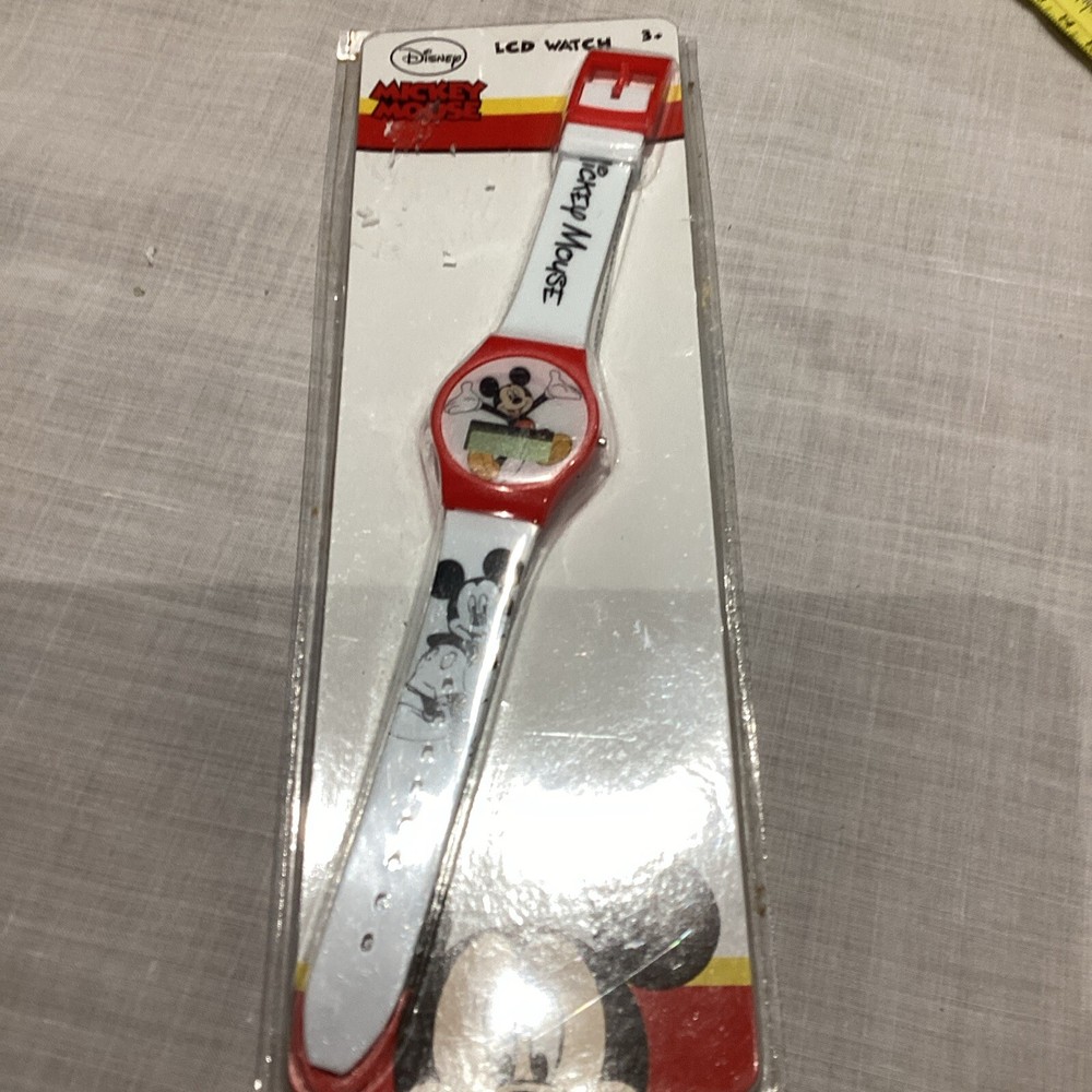 Mickey Mouse LCD Watch New Sealed Package