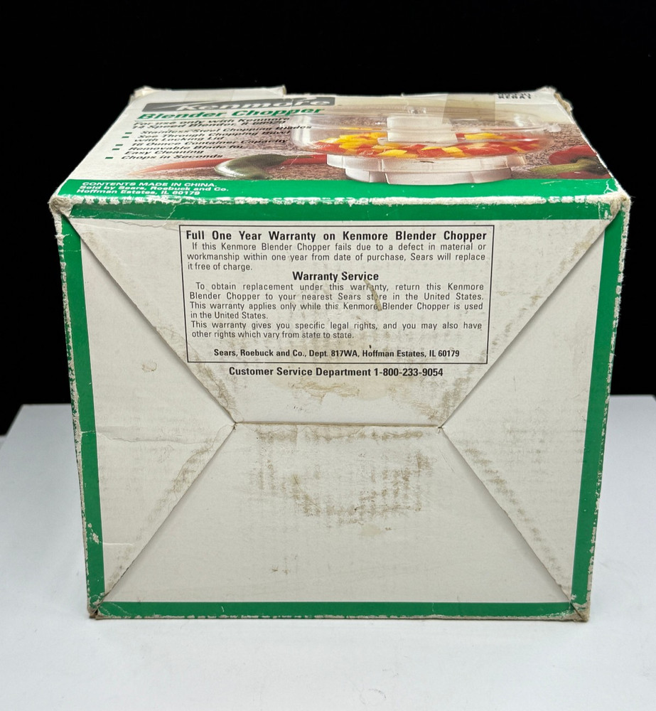 Kenmore Blender Chopper Part SLIGHTLY USED