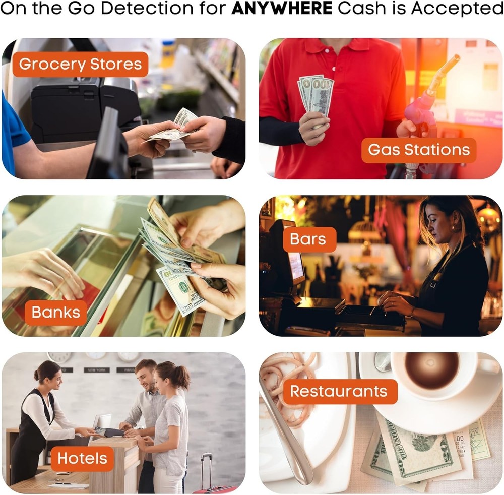 Durable 5-Pack Counterfeit Bill Tester Pens - Fast Detection & Prevention