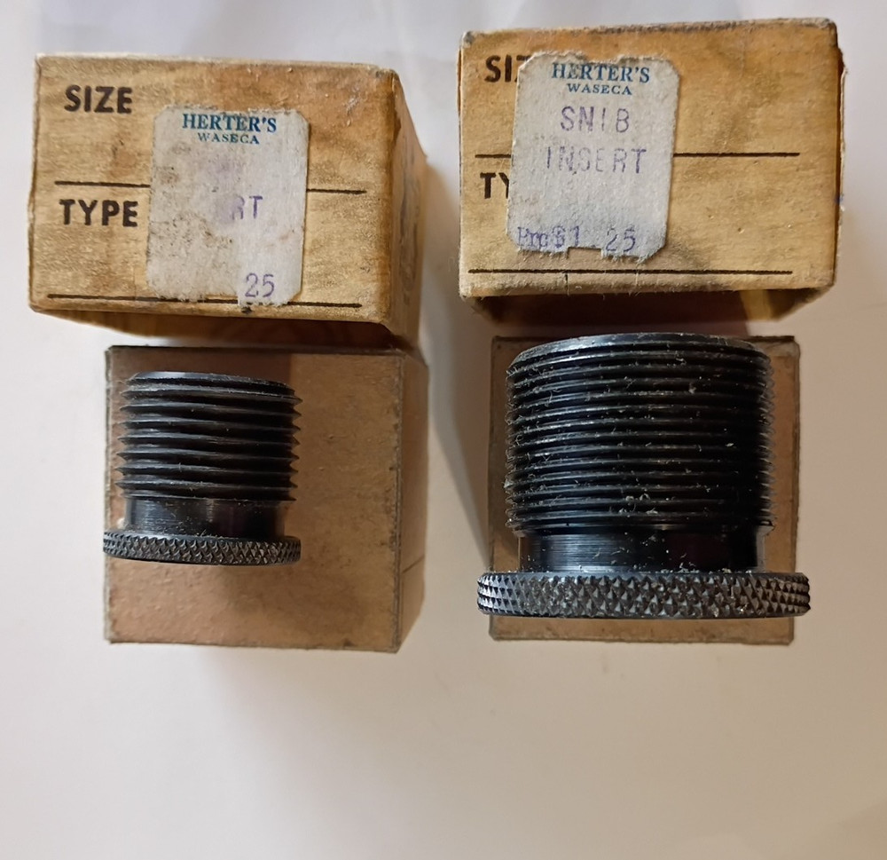 2 Herter's Lot - SN1B Adapter Insert & Additional Vintage Insert With Boxes