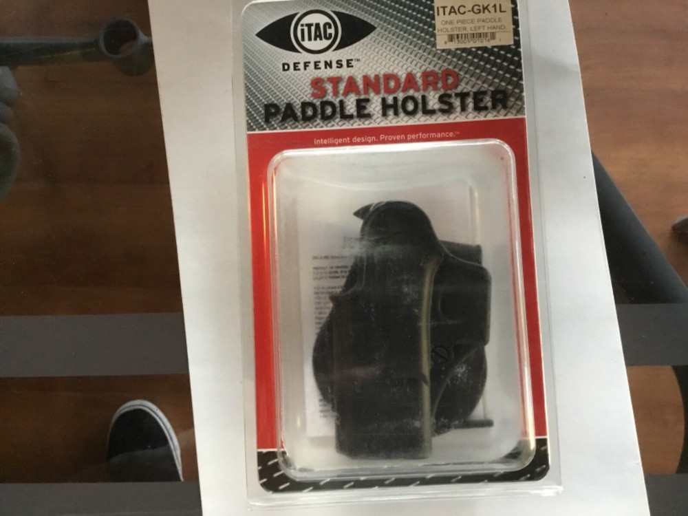 ITac paddle holster any Glock 9/40 caliber left hand