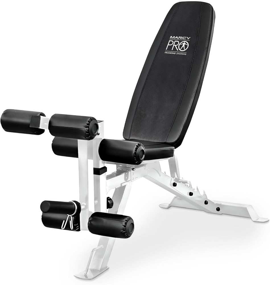 Adjustable Weight Bench W/Dual Leg Developer for Home Gym Workouts