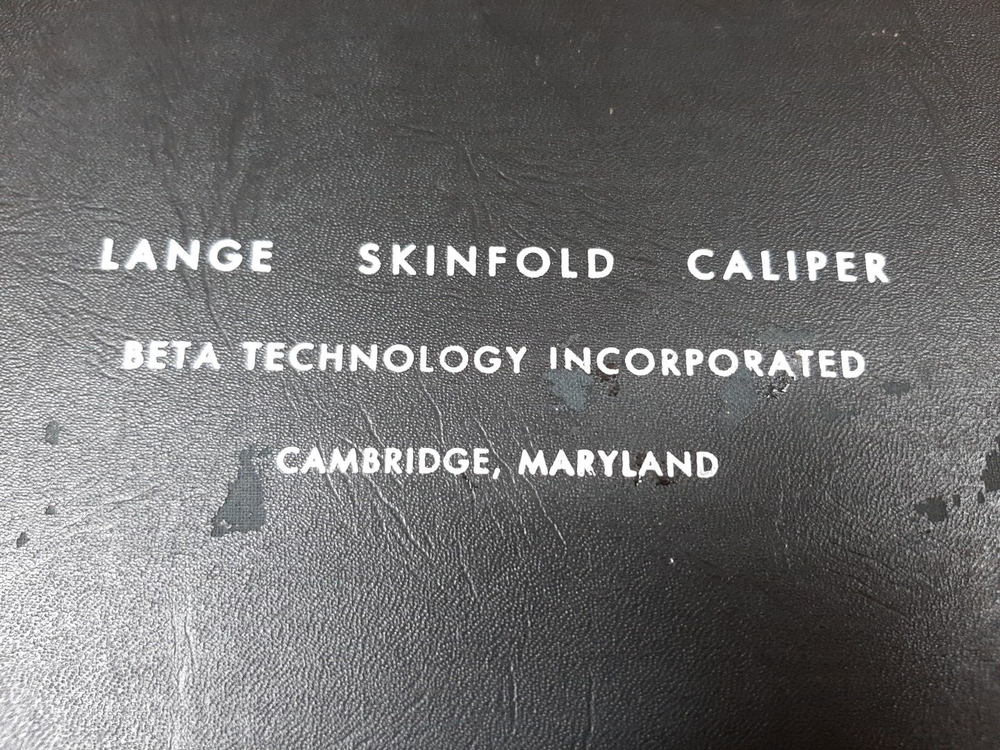 LANGE SKINFOLD CALIPER BETA TECHNOLOGY in Storage Case