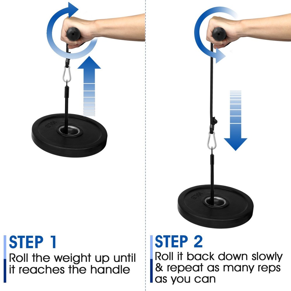 Yes4All Wrist and Forearm Blaster - Wrist Roller & Forearm Roller for Training