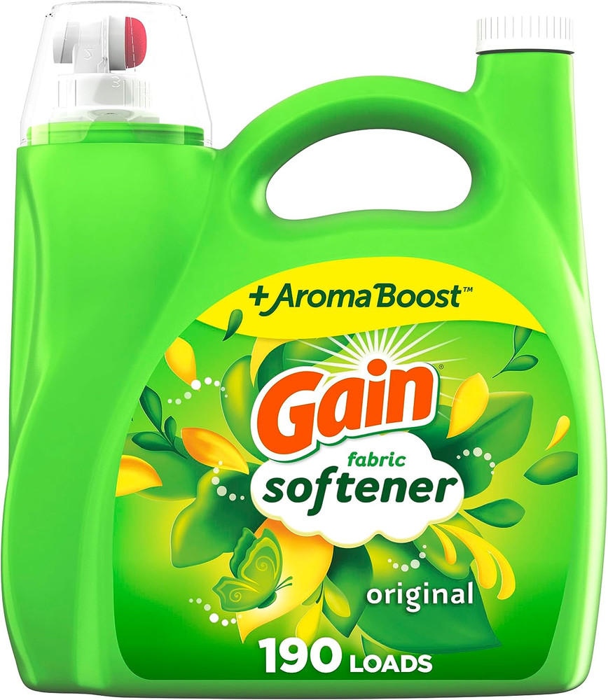 Fabric Softener, Original Scent, 140 Fl Oz, 190 Loads, HE Compatible, Packaging