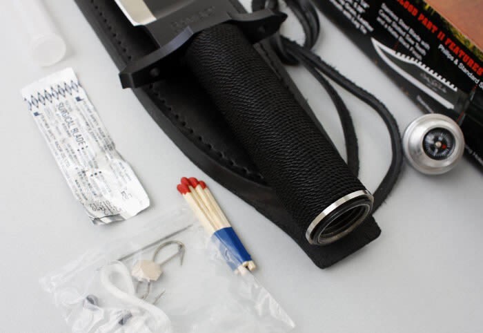 15'' New Rambo 2 Hand signed version Camping Tool Hunting Tools VTH32B