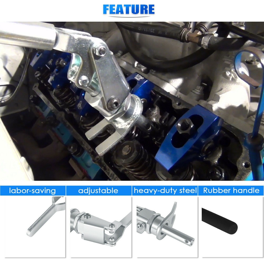 66784 Stud Mount Valve Spring Compressor Tool for all 3/8" & 7/16" Rocker Studs