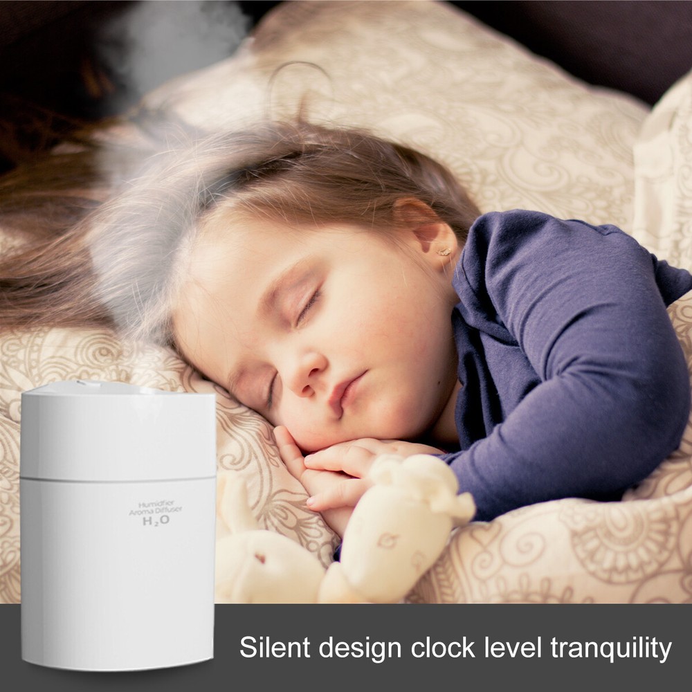Air Humidifier Oil Diffuser Purifier Essential Aroma Aromatherapy LED Light