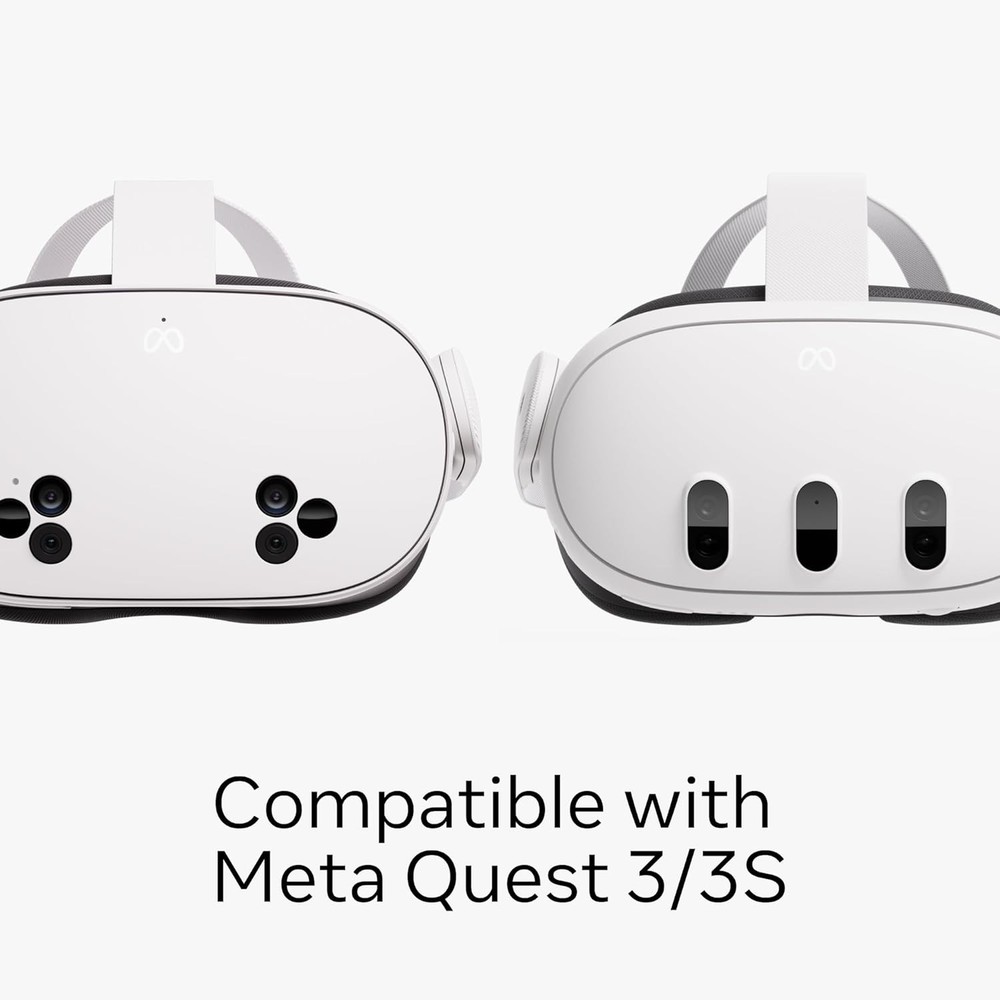 Meta Quest Compact Carrying Case Works with Meta Quest 3/3S Refreshed Compact