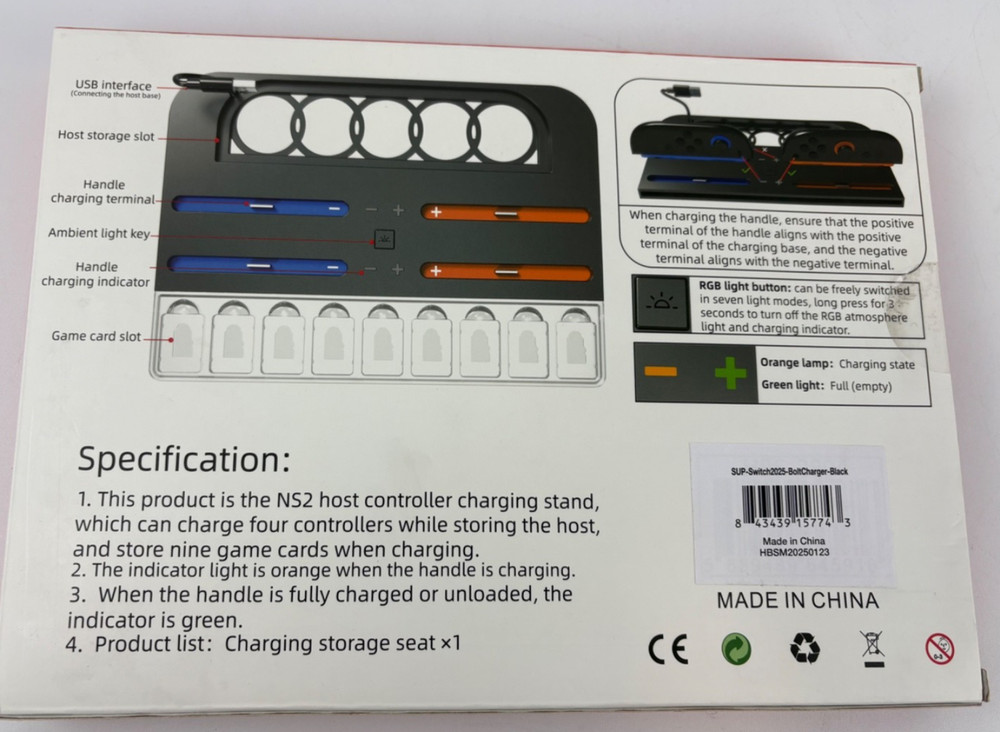 SupCase NS2 Handle Host Charging Storage Base