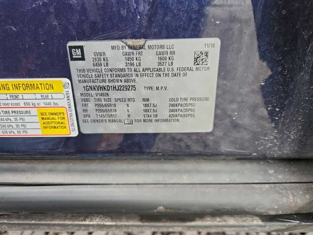 Used A/C Selector Switch fits: 2017 Chevrolet Traverse front automatic opt CJ2 G