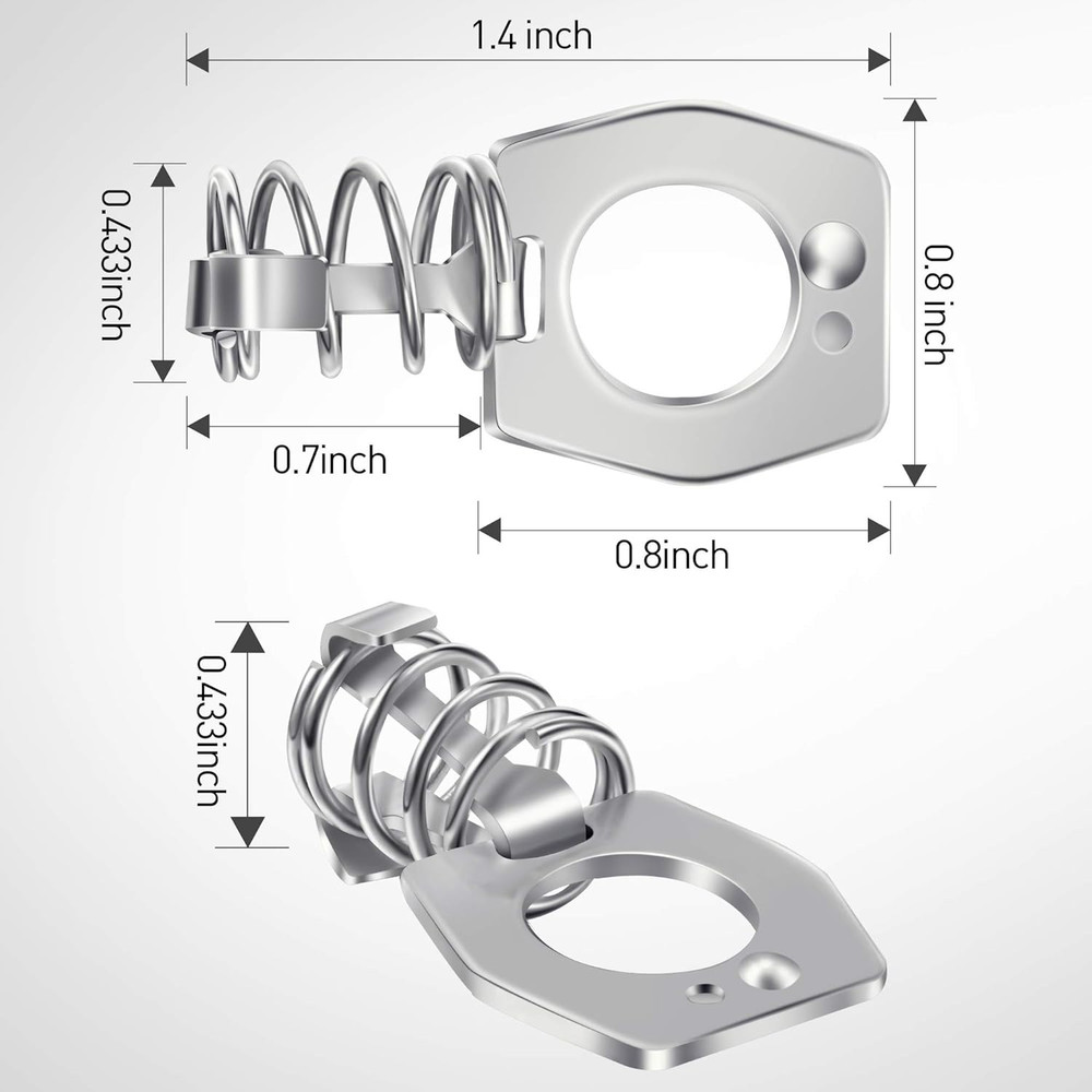 4 Pieces RV Water Heater Cam Lock, Metal Water Heater Door Latch Twist Cam Lock