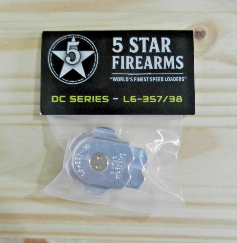 Aluminum Speedloader; 6 Rnds; S&W 586, 686, GP100, Python; DC SERIES L6-357/38