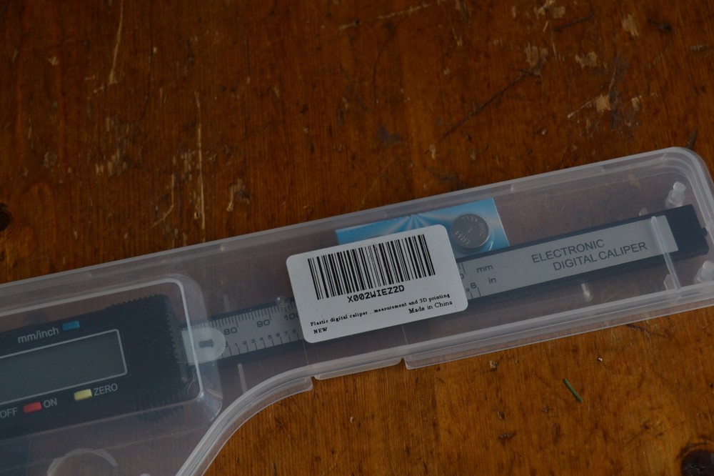 New Plastic Digital Caliper with New Batteries & Case