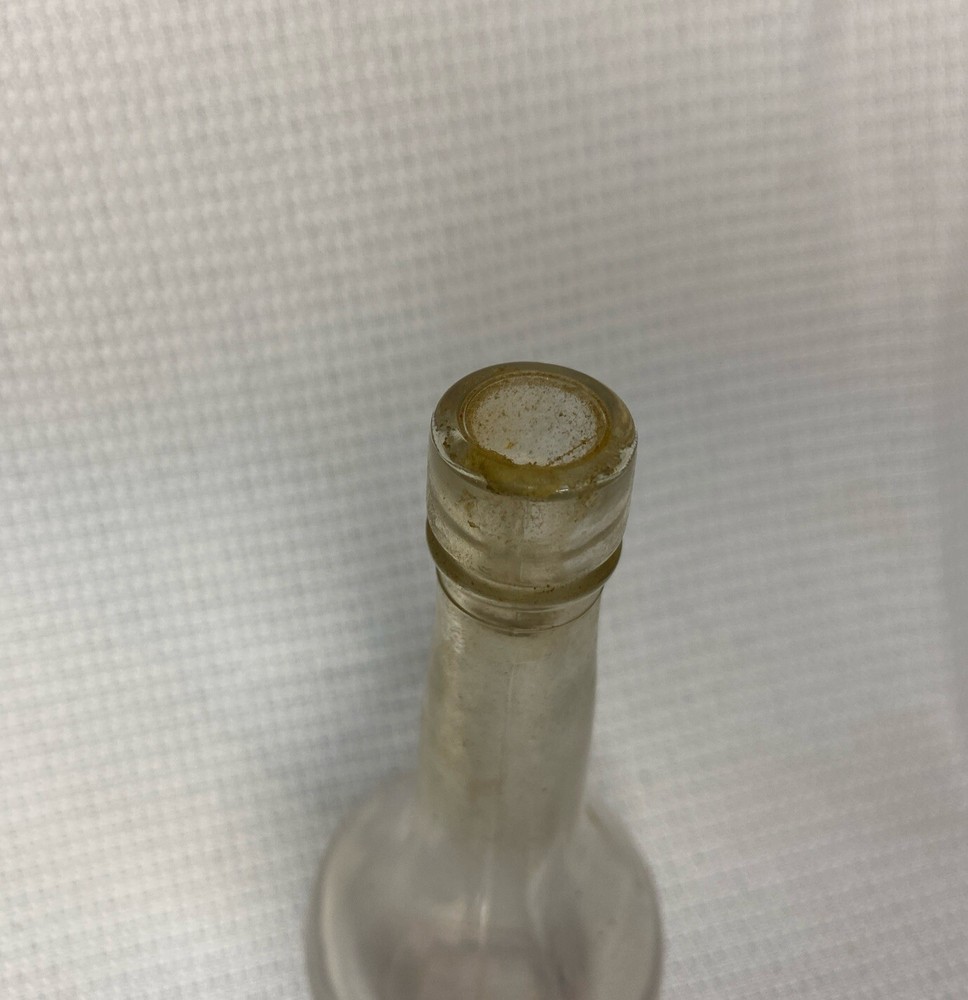 Vintage Clear Glass Bottle
