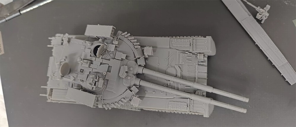 3d Printed 1/48 Soviet Apocalypse Tank Unpainted Kit