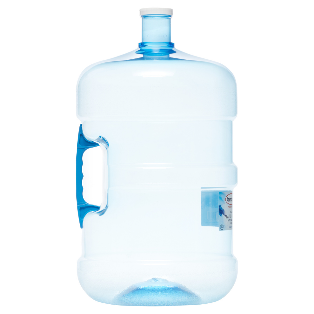 Large Reusable 5 Gallon Water Bottle Jug Container BPA Free Home Office (2 Pack)