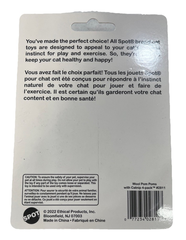 Spot Wool Pom Pom’s (12 Packs)