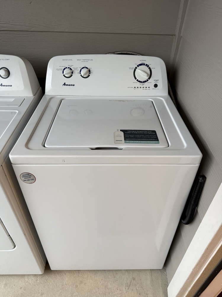 Amana Electric Washer & Dryer White