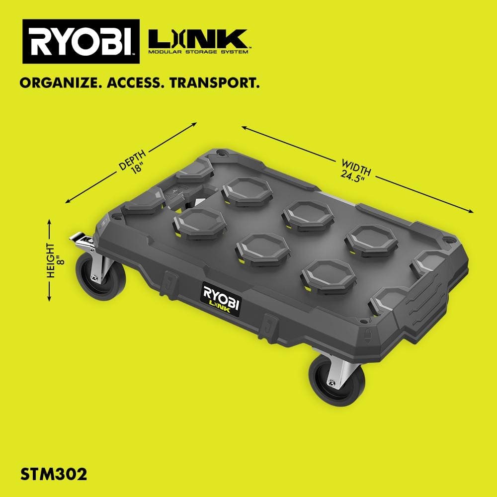 RYOBI LINK Modular Dolly Multi-Purpose Rolling Base