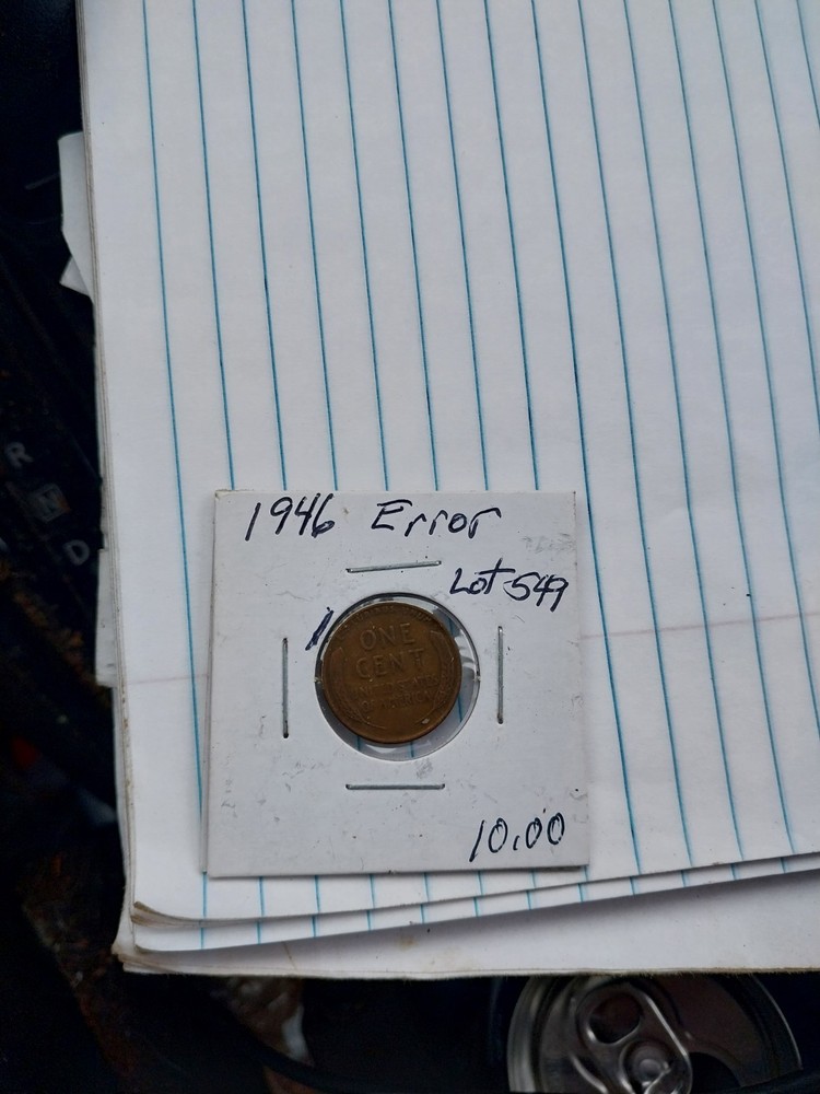 1946 Lincoln Cent Error