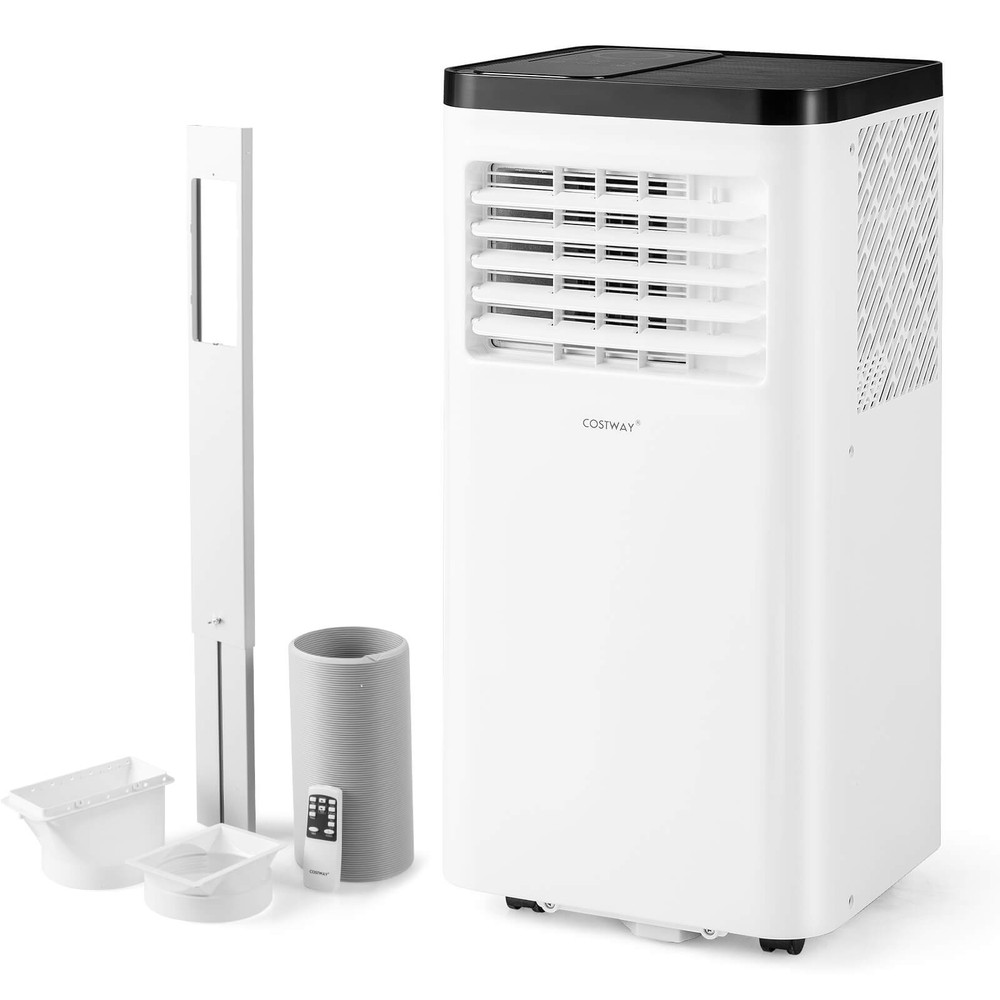 10000 BTU Portable Air Conditioner with Fan and Dehumidifier Remote Control