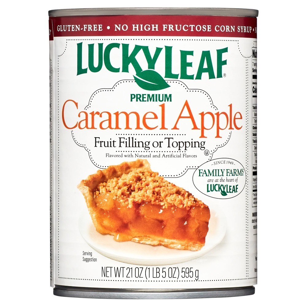 (4 pack) Premium Caramel Fruit Filling 21oz Can
