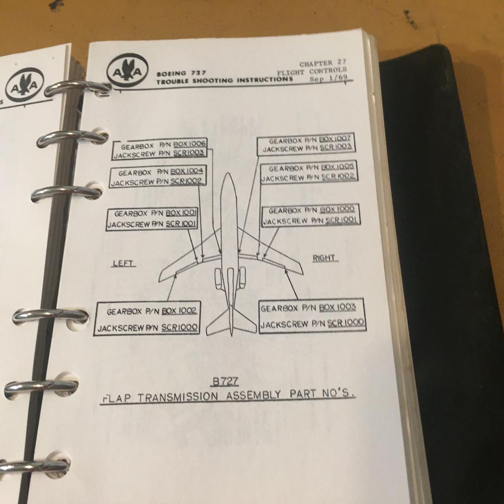 Boeing 727 Trouble-Shooting Instructions Manual