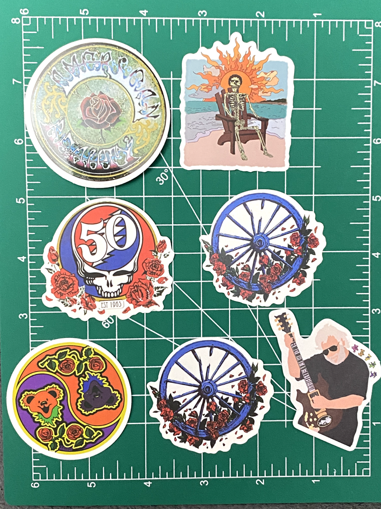 GRATEFUL DEAD STICKERS YOU PICK...FREE SHIP