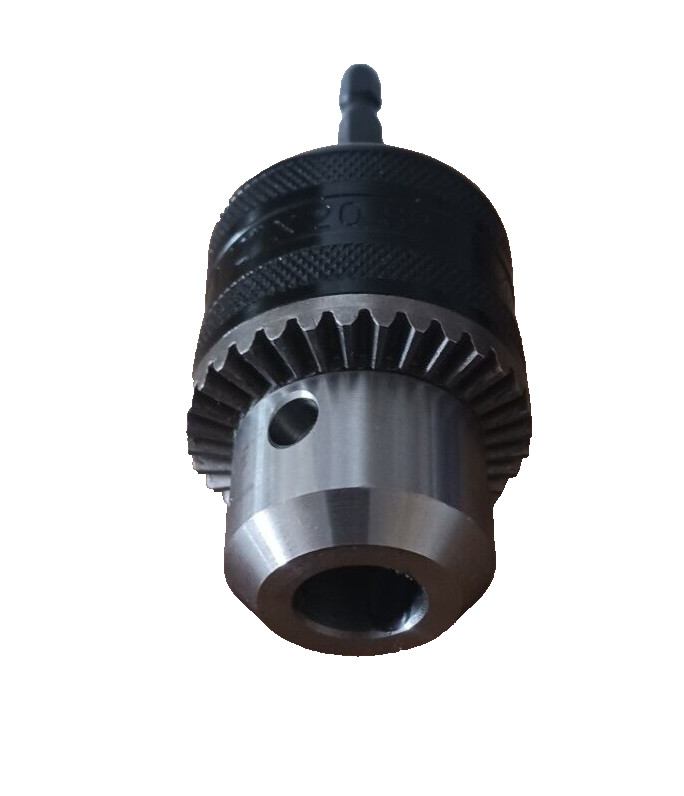 1/2 jacobs chuck with 1/4" hex adapter and key