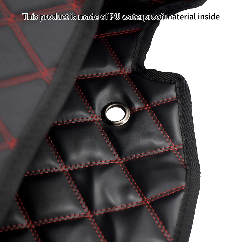 Non-Stretched Saddlebag Liners Inserts Red Thread Fit For Harley Touring 2014-up