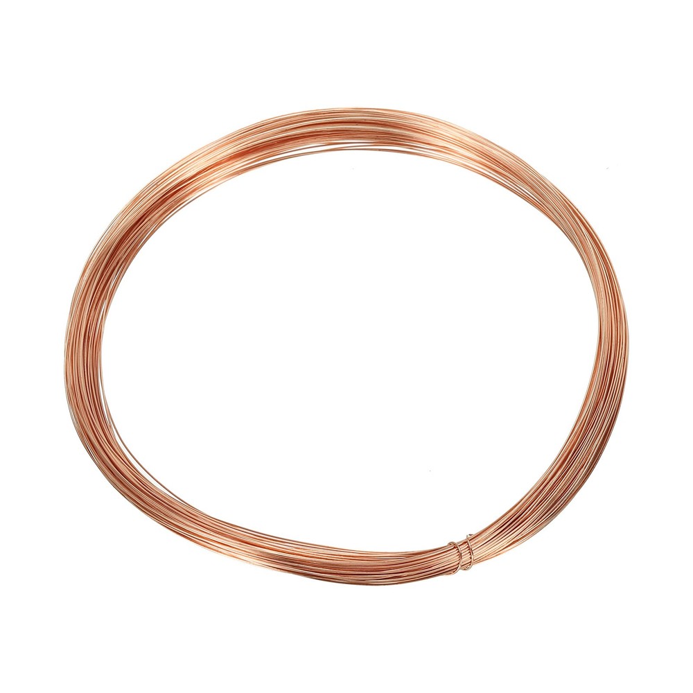 49' Solid Bare Copper Wire 27# 99.9% Pure Copper Wire 0.4mm Soft Beading Wire