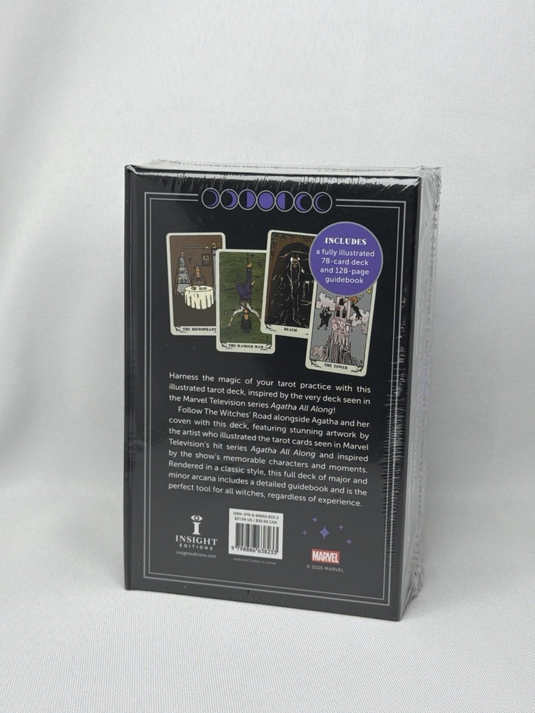 Agatha All Along Tarot Deck & Guidebook Marvel Insight Editions NEW Sealed