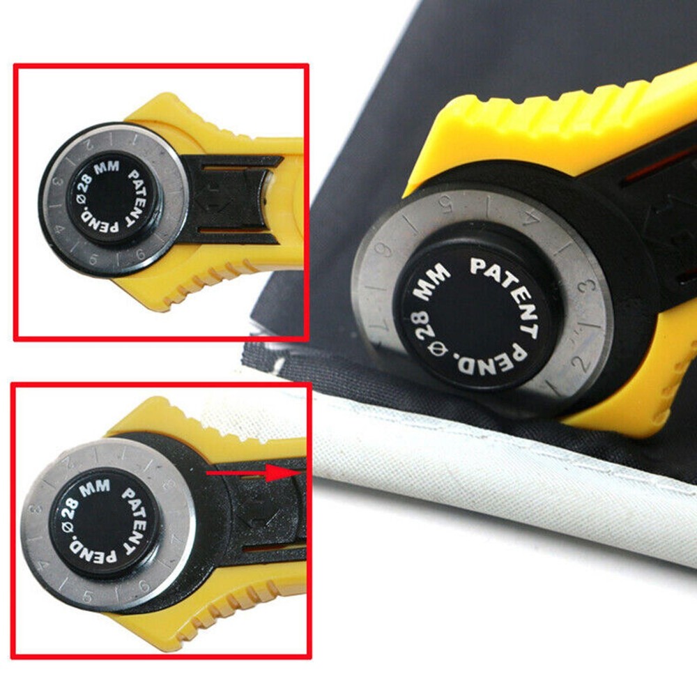 Portable Diameter 28MM Paper Leather Cloth Solid Wheeled Cutting Tools a